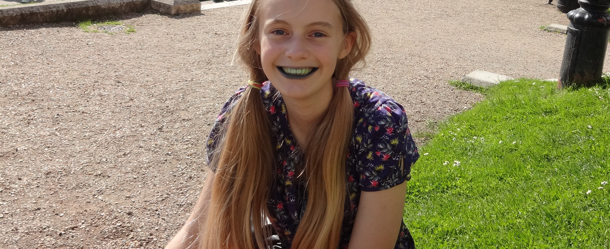 Eloise Land smiling at the camera.